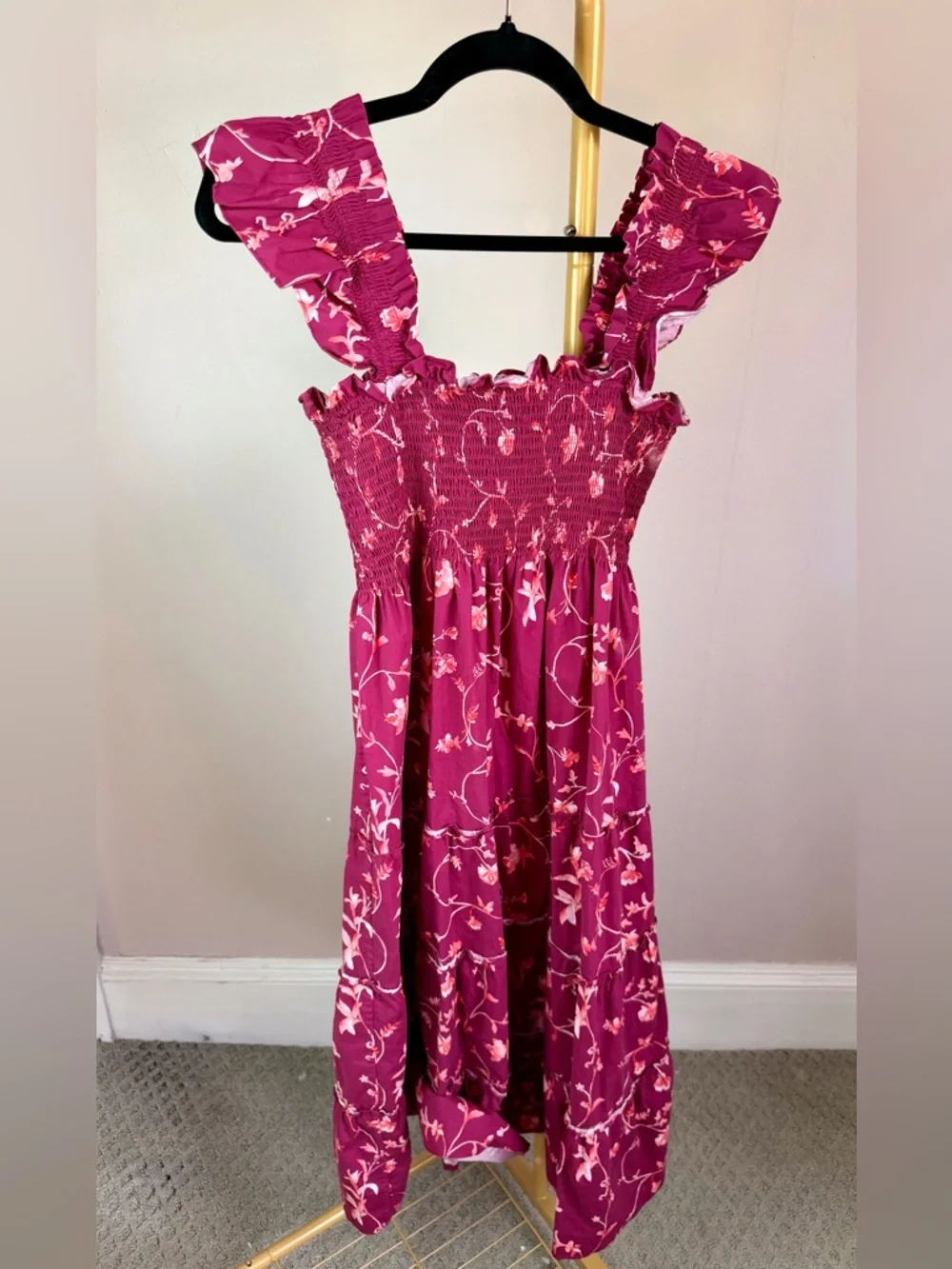 red dresses near me S Red Layered Maxi Party Dresses